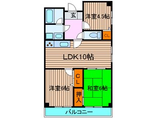 ドエル北堀江の物件間取画像